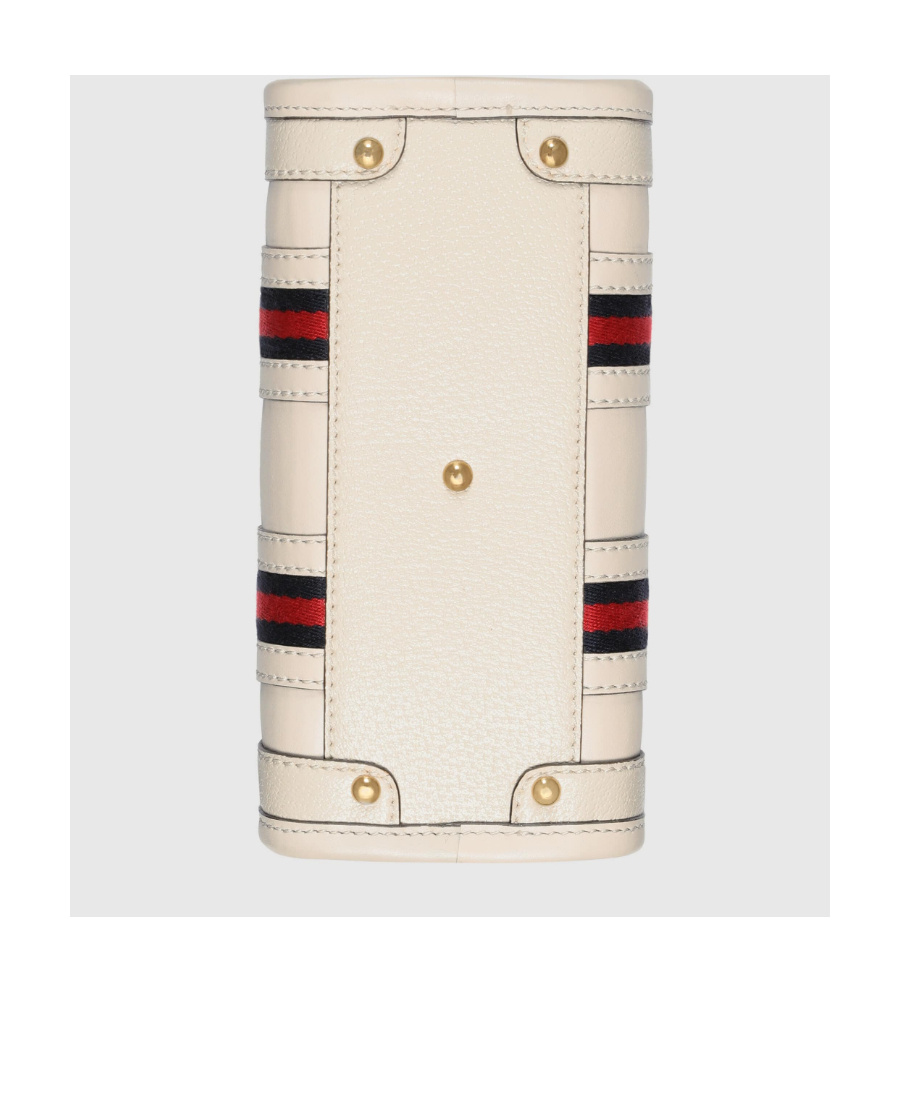 Gucci Mini Double G Top-handle Bag In White