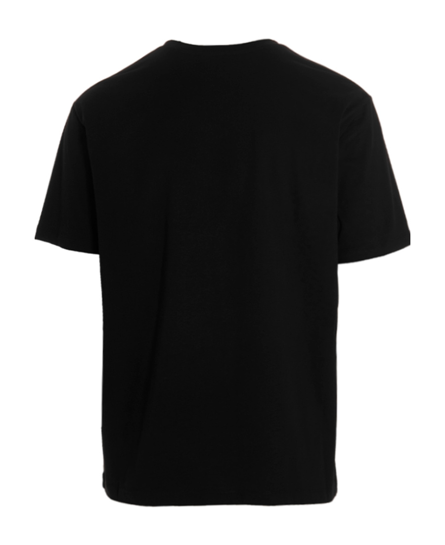 Shop Balmain Logo-crest Print T-shirt In Black