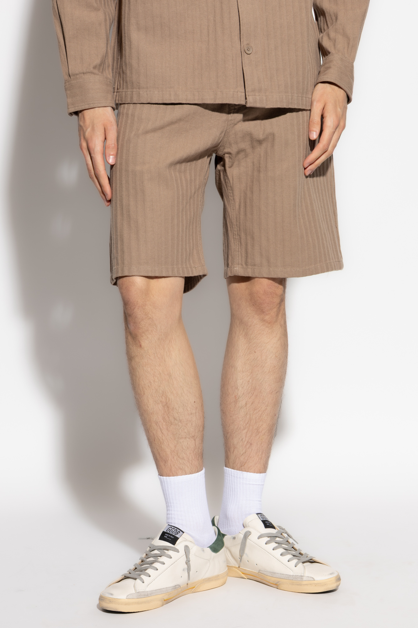Samsoe & Samsoe Saeddie Striped Shorts