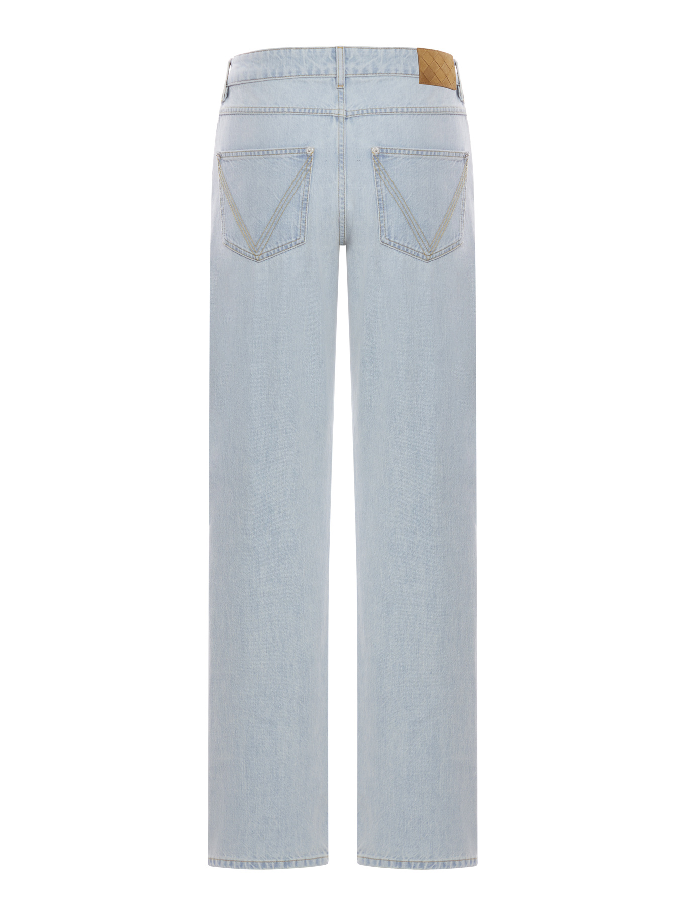 Shop Bottega Veneta Straight Leg Boyfriend Jeans In Gray