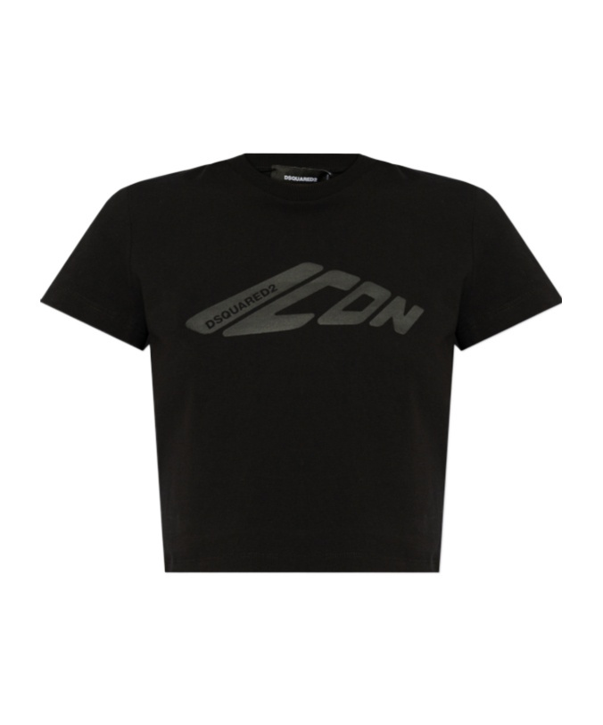 Dsquared2 Logo-print T-shirt In Black