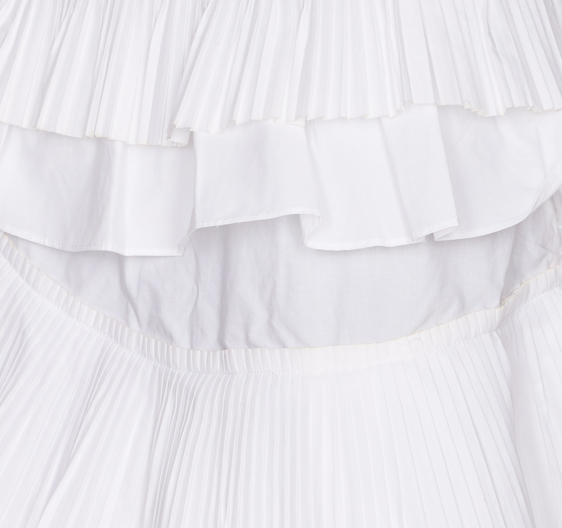 Essentiel Antwerp Hupaul Pleated Skirt In White