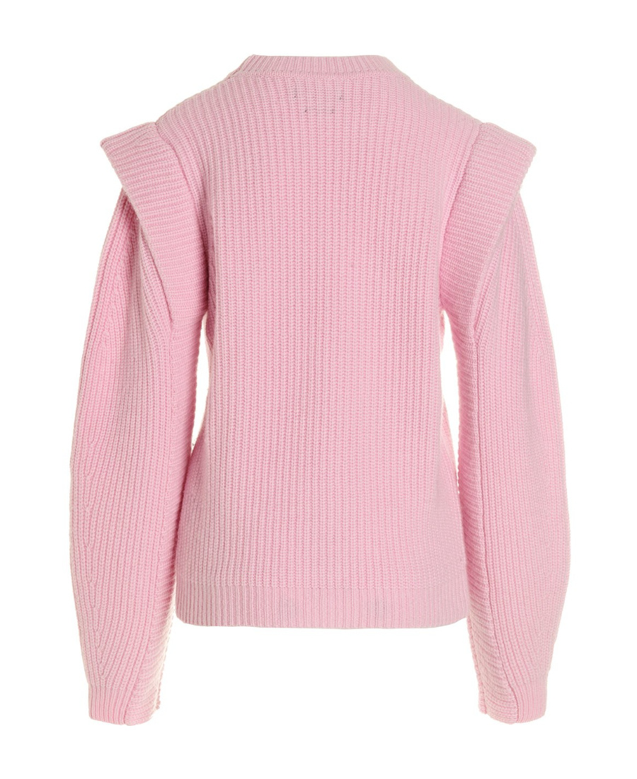 Isabel Marant Ribbed-knit Sweater In Pink
