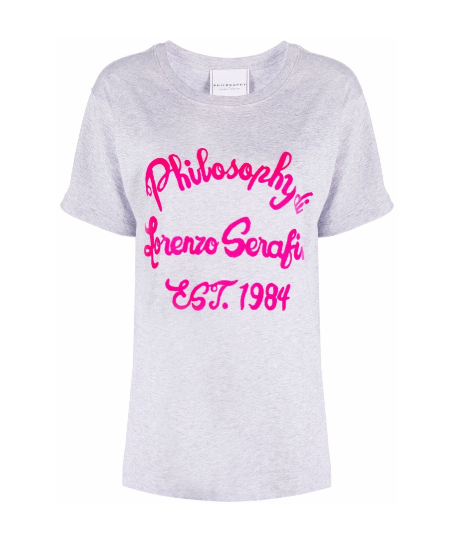 Philosophy Di Lorenzo Serafini Logo Printed T-shirt In White