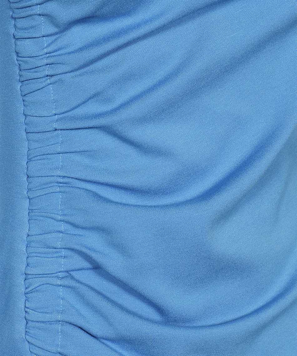 Shop Emporio Armani Long Sleeved Dress In Blue