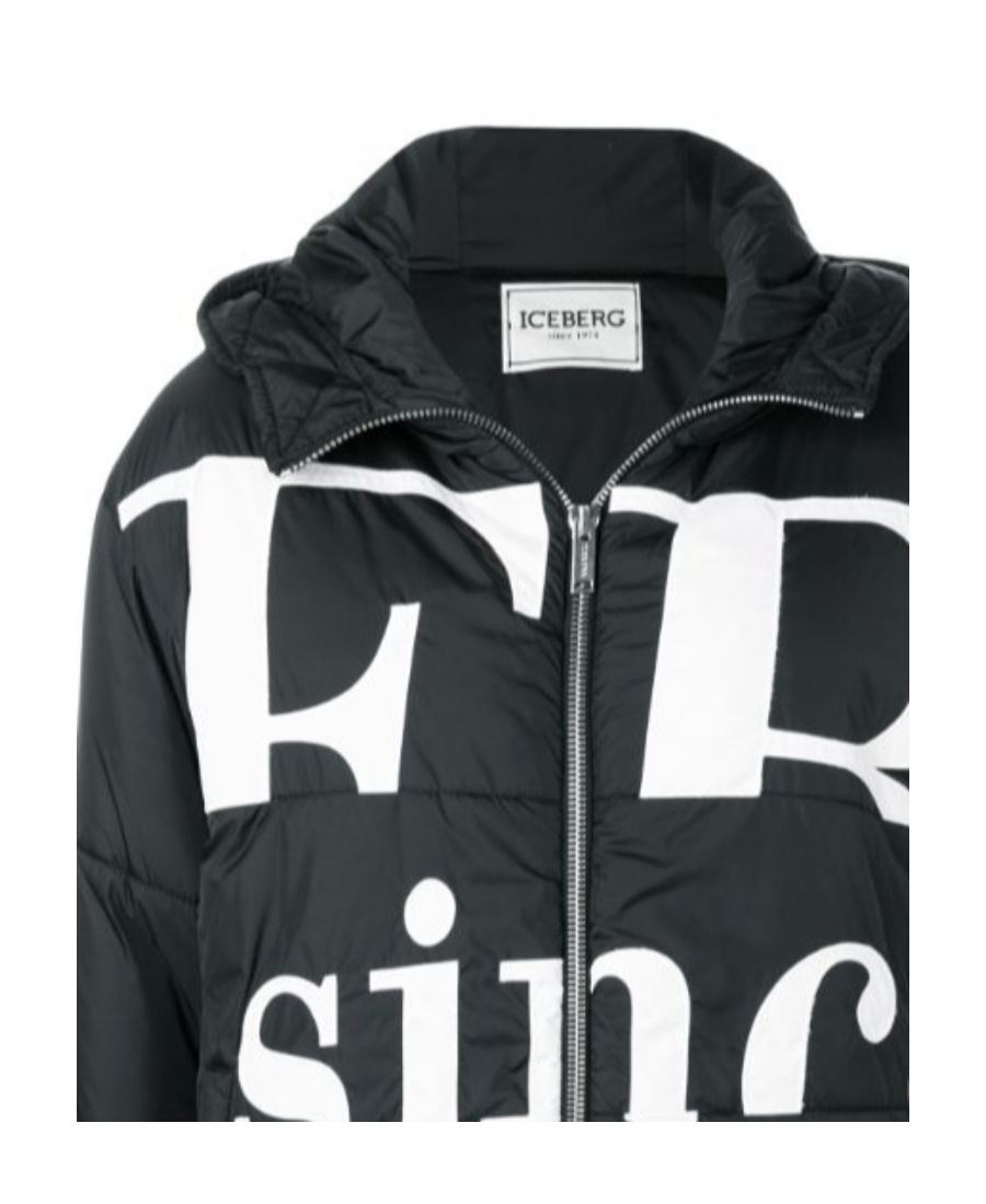 Iceberg Logo Details Cotton Suit In Black