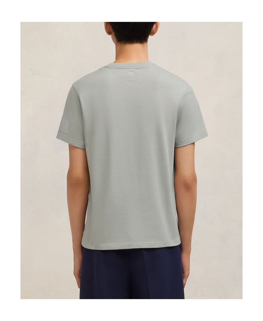 Ami Alexandre Mattiussi T-shirt With Round Neck And Short Sleeves In Nude