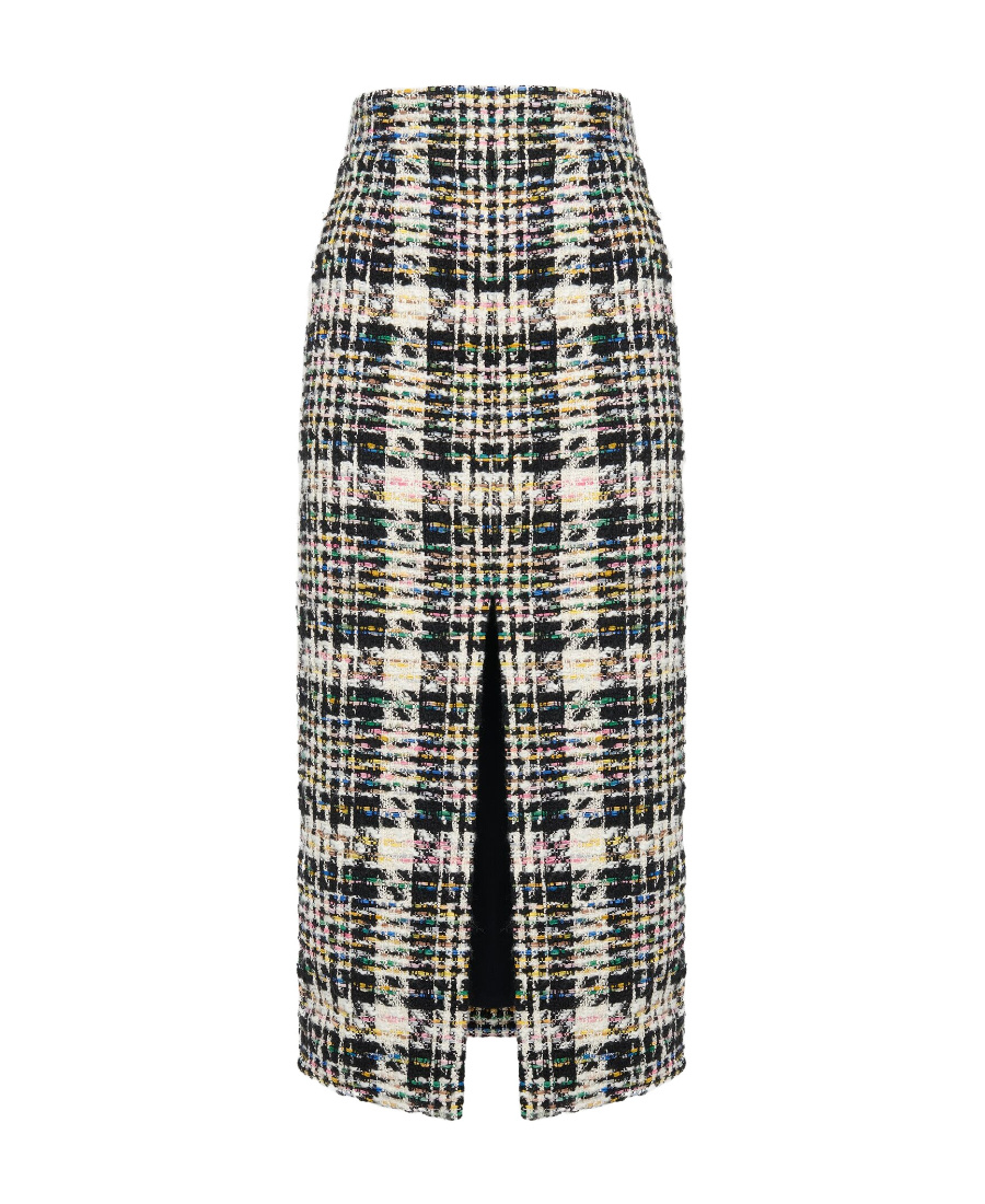 Alexander Mcqueen Midi Skirt In Black