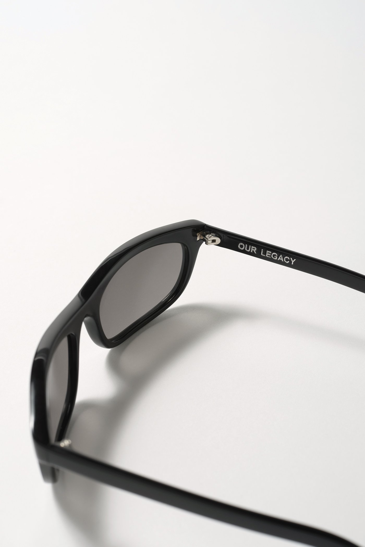 Our Legacy Tinted-lenses Square-frame Sunglasses In Black
