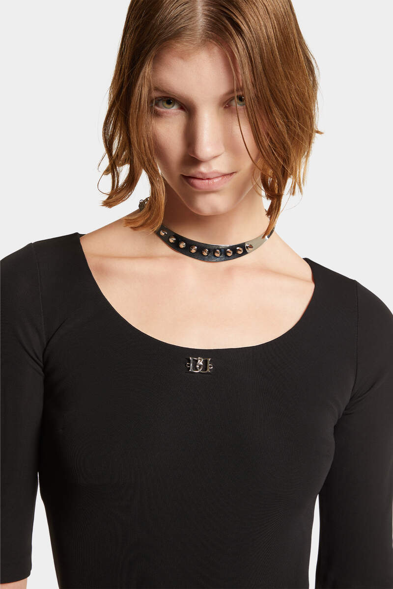 Dsquared2 Midi Dress In Black