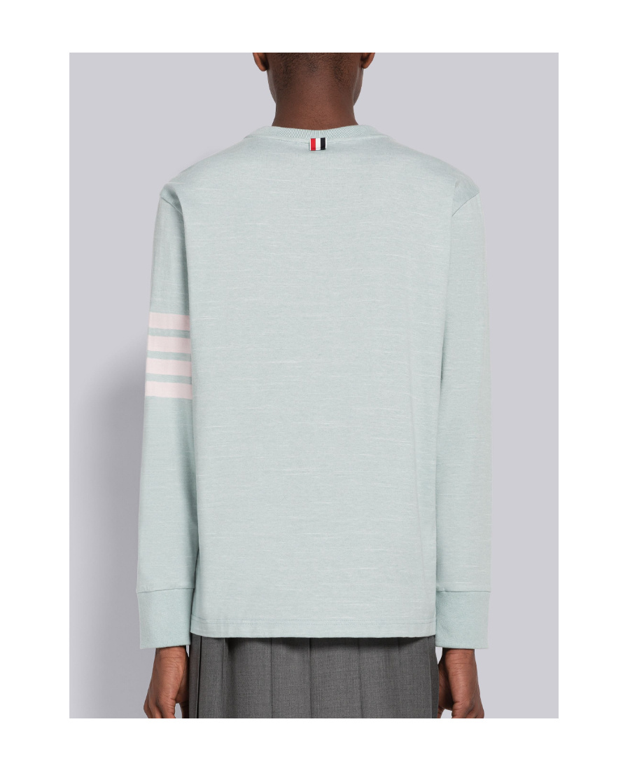 Thom Browne 4-bar Stripe Rugby T-shirt In White