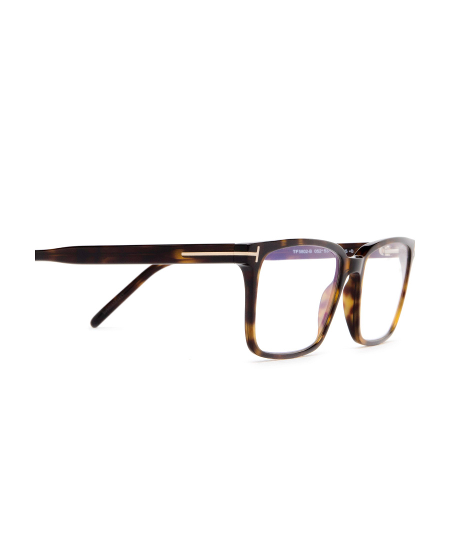 Tom Ford Ft5802 Rectangular Glasses In Black