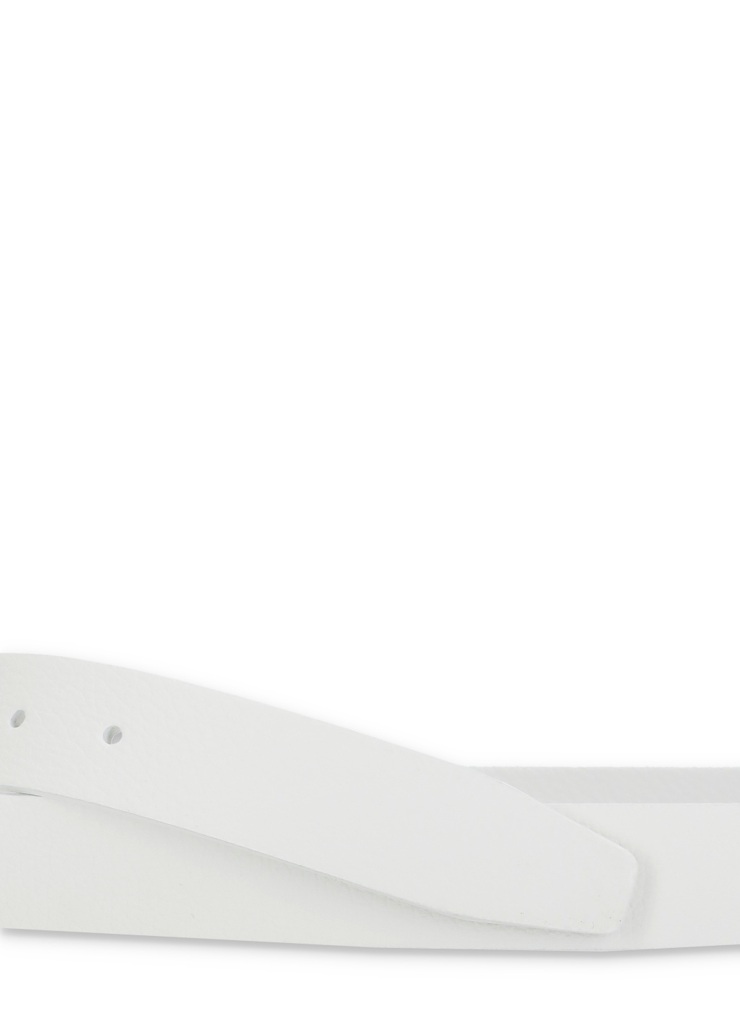 Orciani Logo Buckle Belt In White