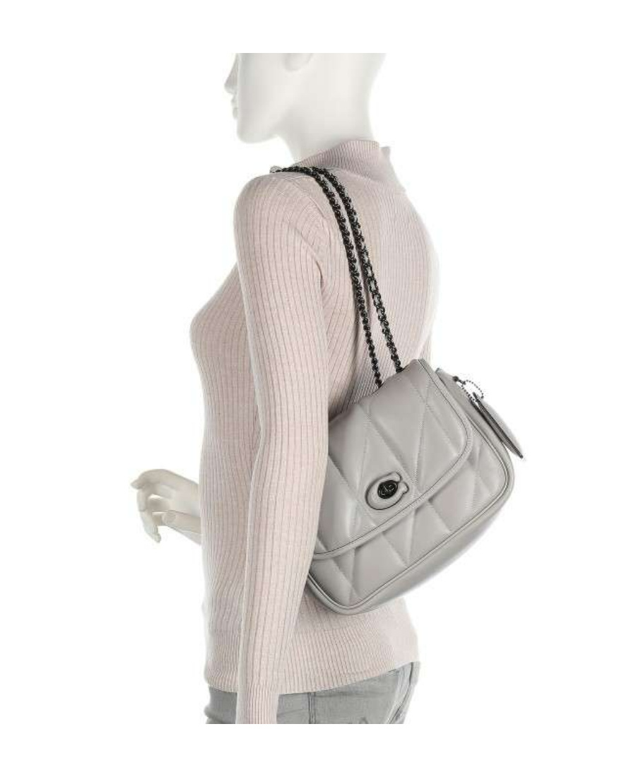 Coach Pillow Madison Shoulder Bag In Gray