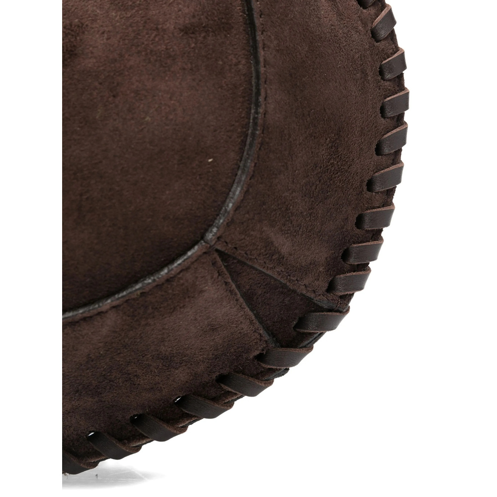 Isabel Marant Oskan Suede Shoulder Bag In Brown