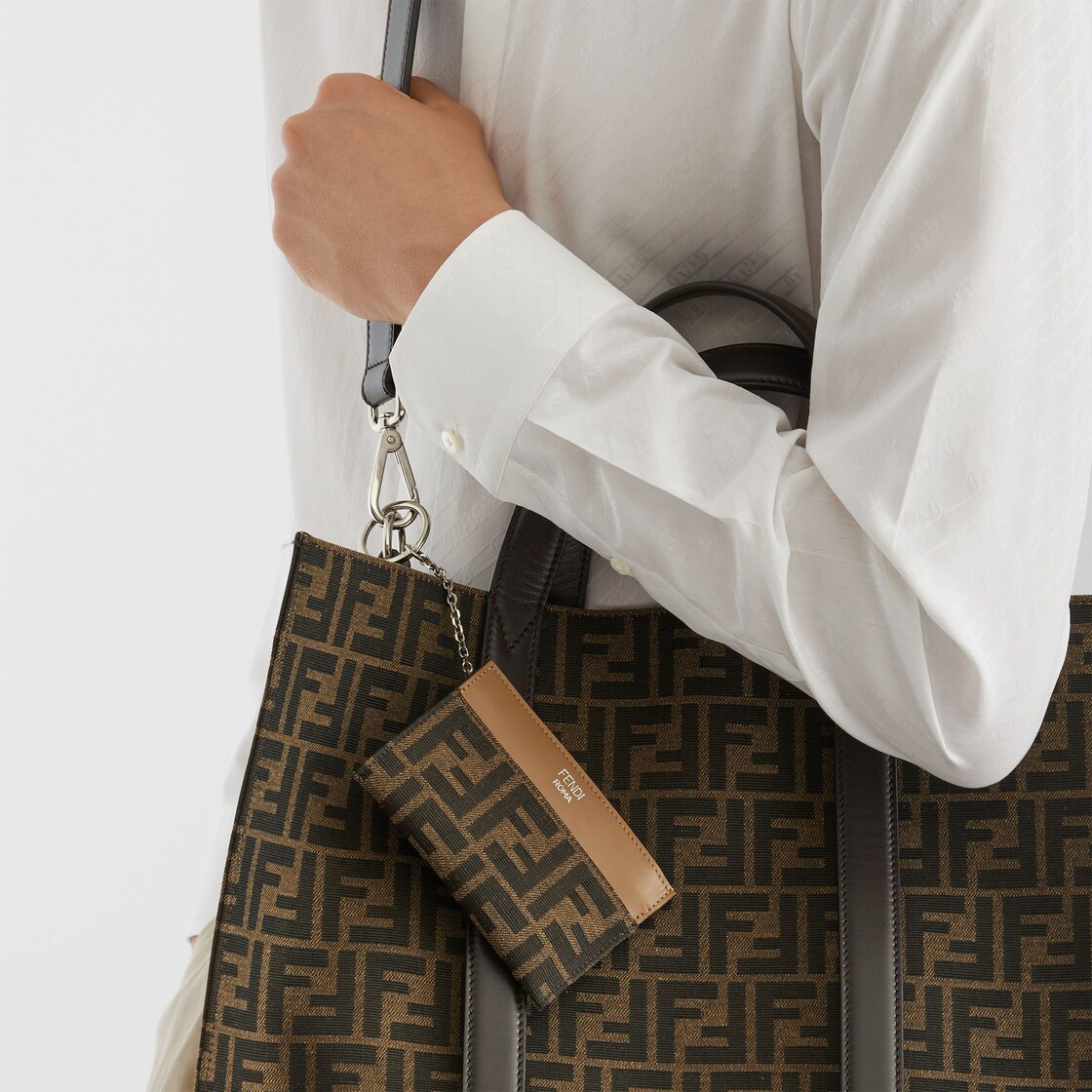 Fendi Logo Key Bag In Multicolor