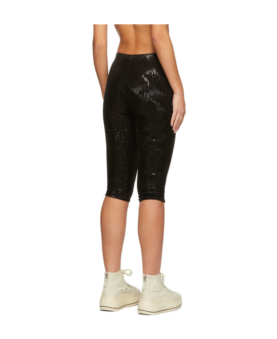 WE11 DONE SEQUIN-EMBELLISHED CYCLING SHORTS 