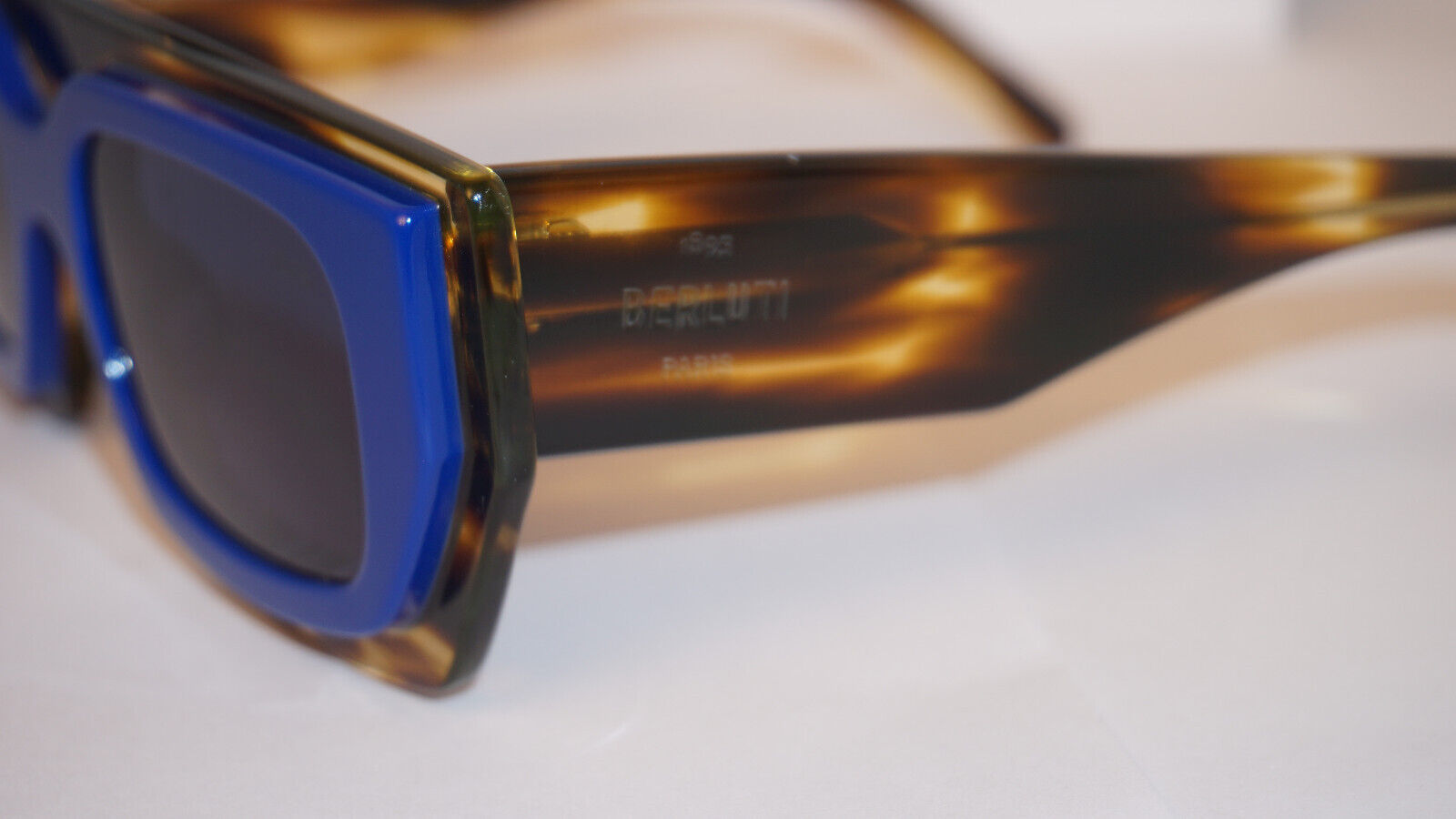 Berluti Logo Sunglasses In Black