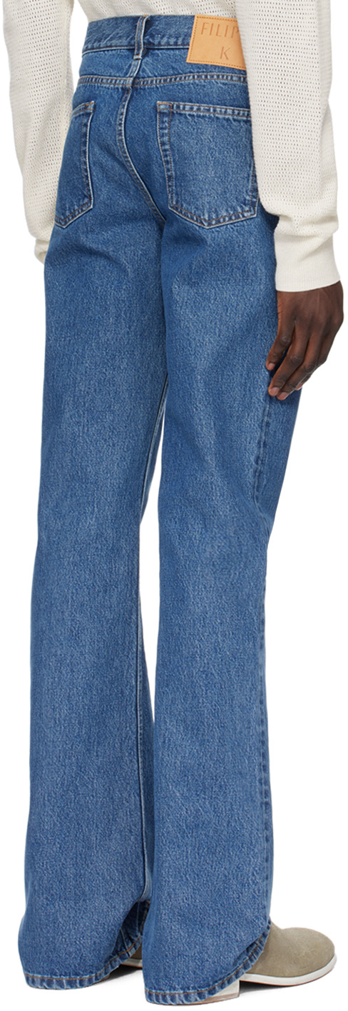 Filippa K Indigo Bootcut Jeans In Blue