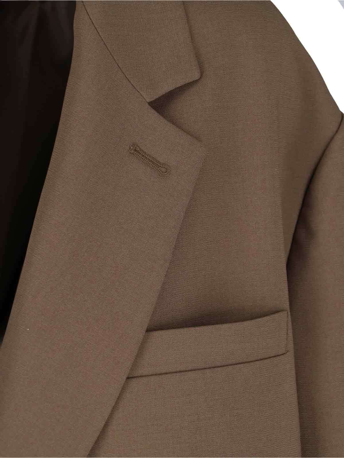 The Frankie Shop Bea Blazer - Chocolate In Neutral