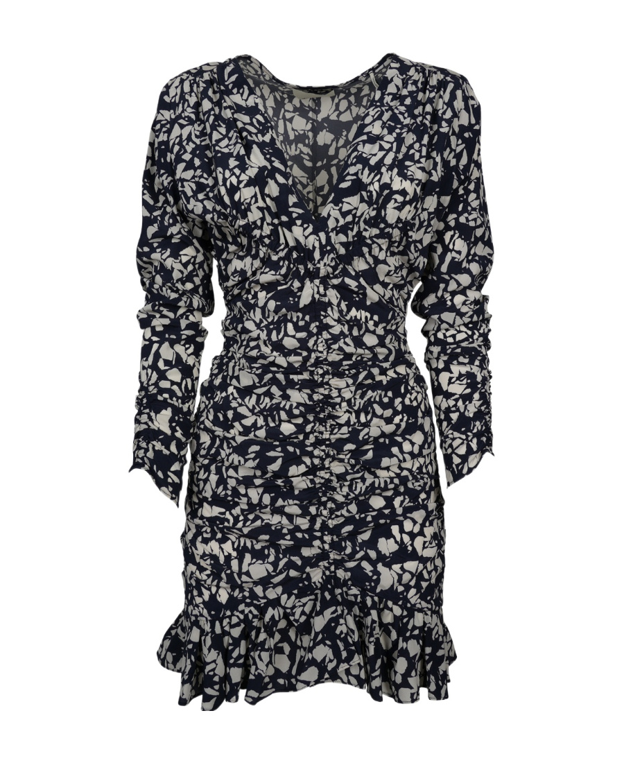 Isabel Marant Printed Dress In Black