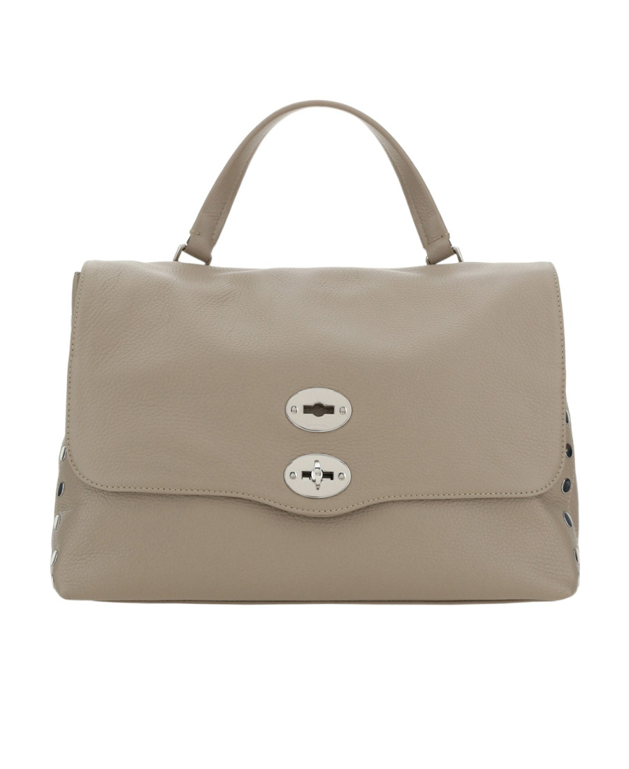 Zanellato Postina Twist-lock Tote Bag In Nude