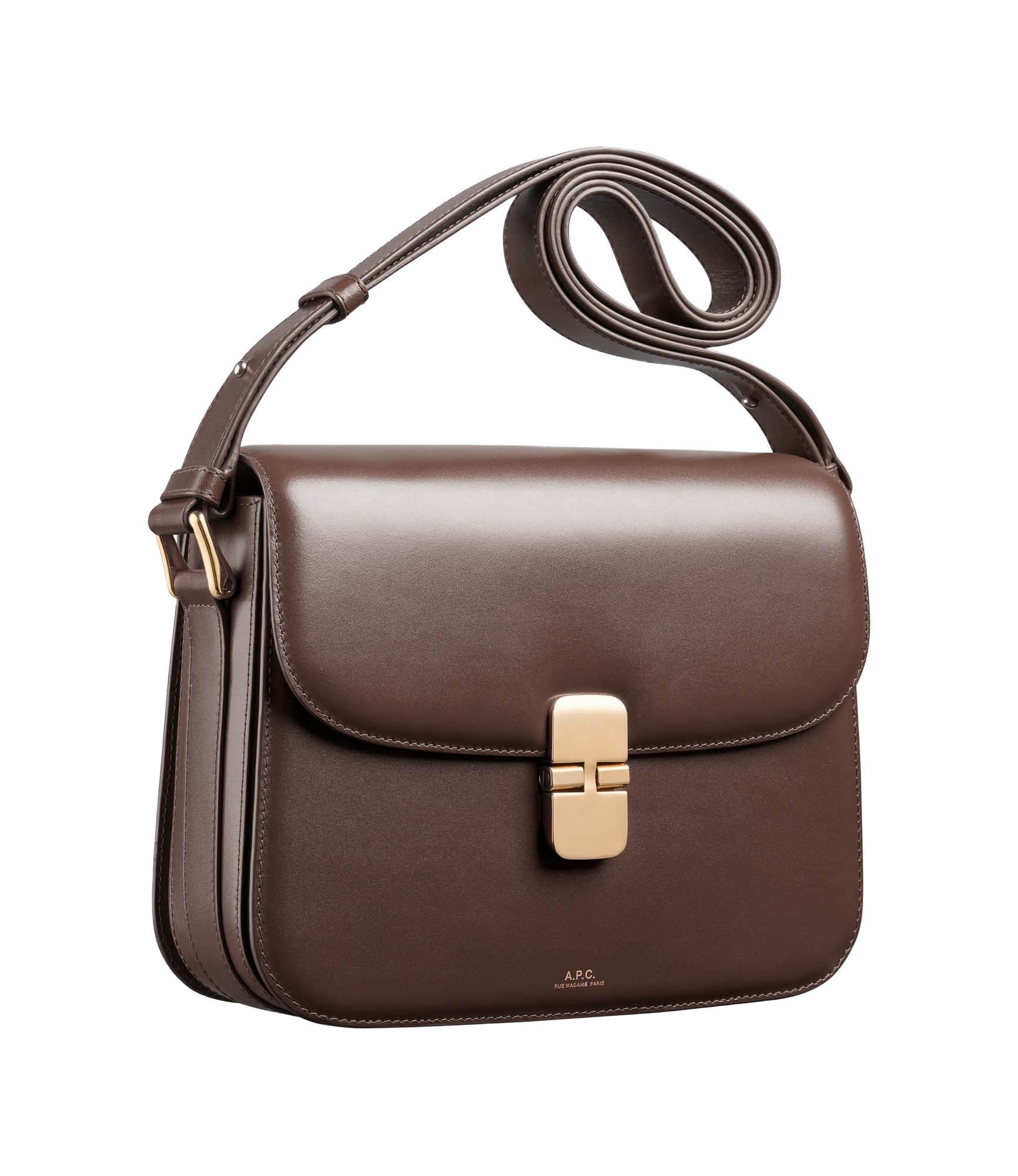 Apc Flip Shoulder Bag In Red