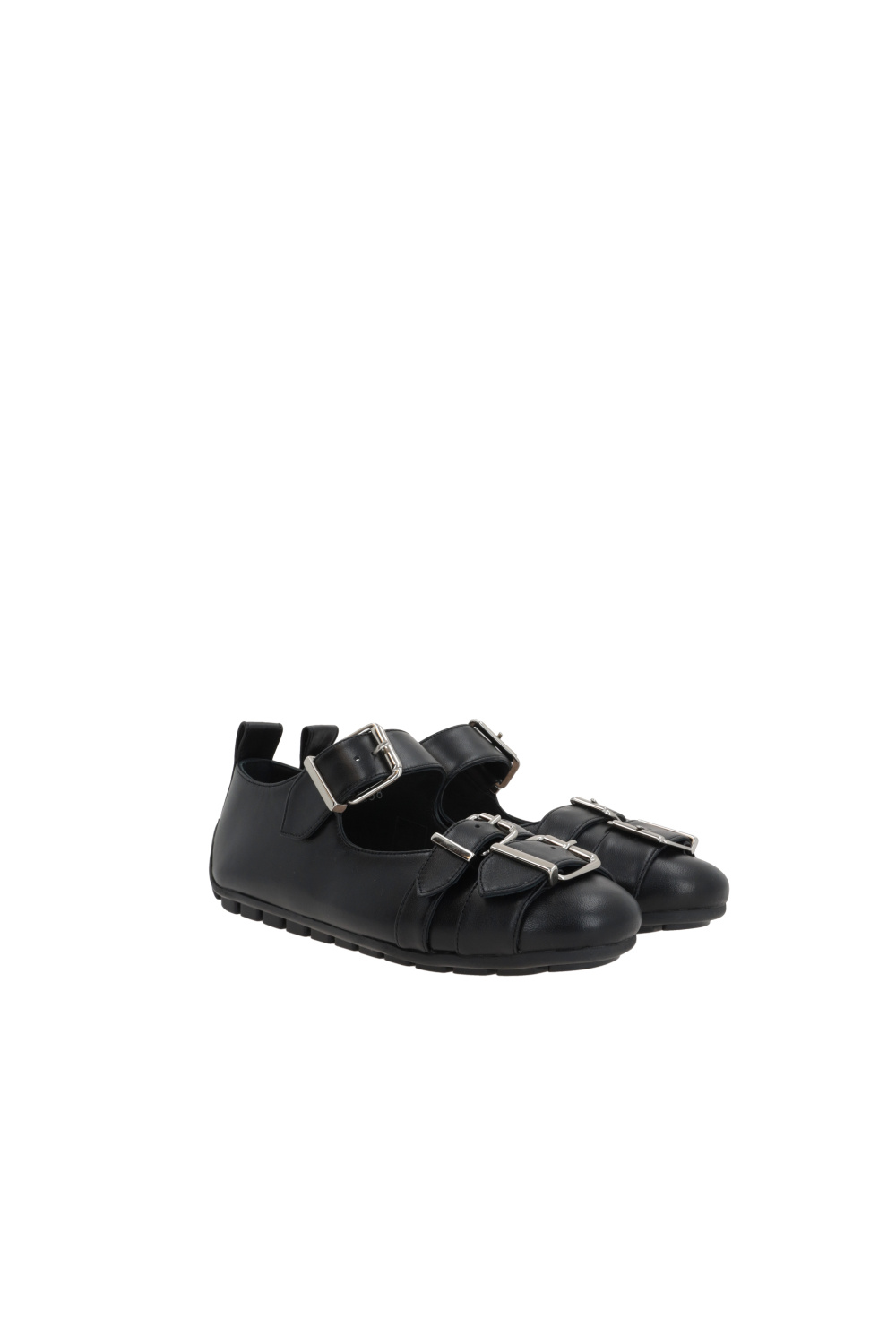 Simone Rocha Buckle Detailed Round-toe Flats