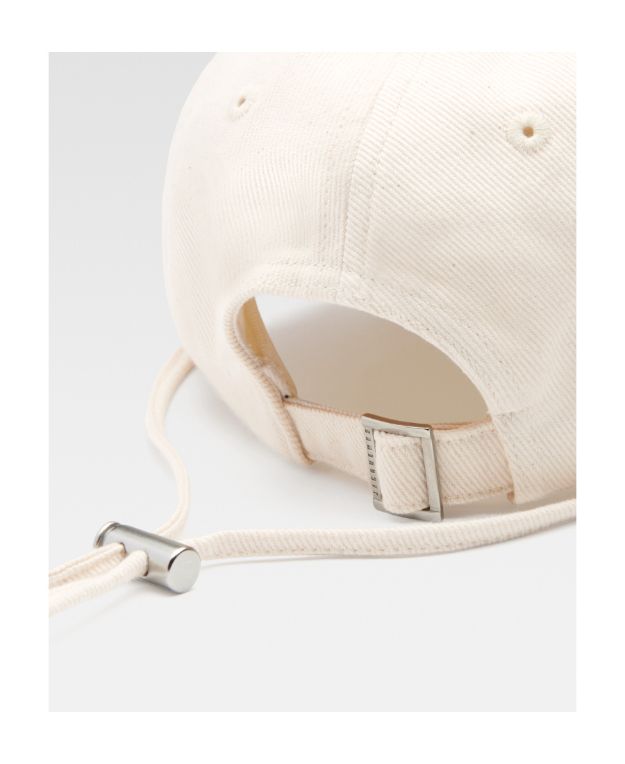 Jacquemus Jacquemu La Casquette Artichaut Fringe Baseball Cap In Nude