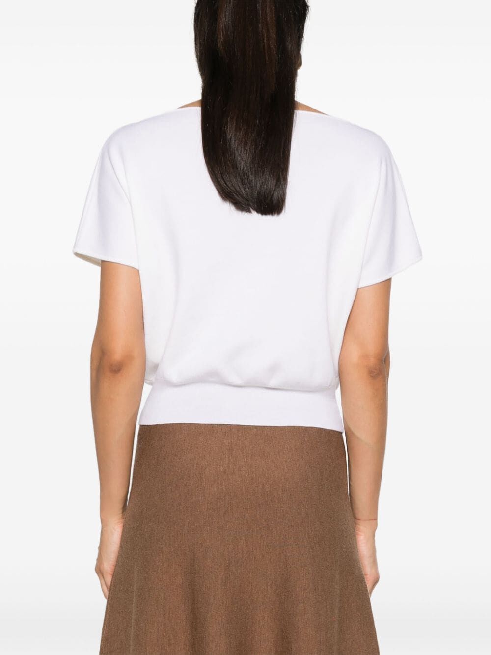 Shop P.a.r.o.s.h Knitted Top In White
