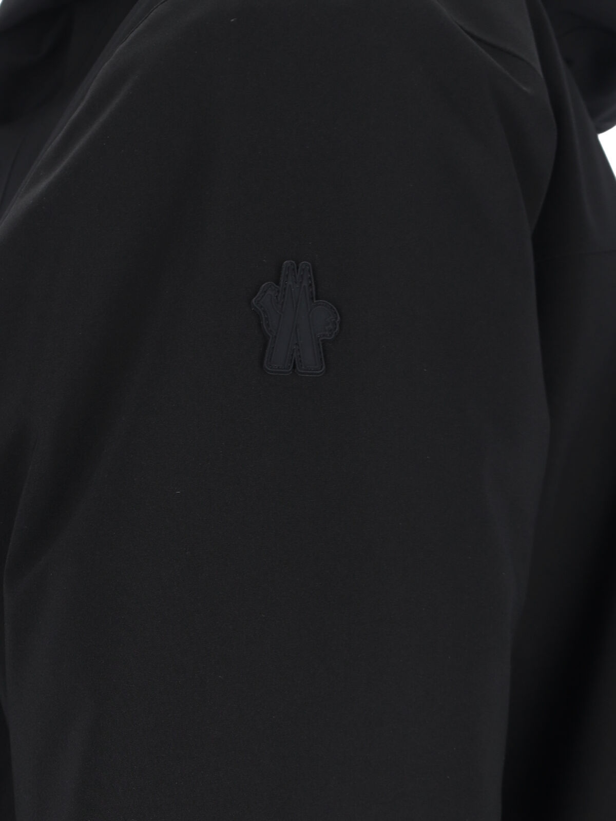 Moncler Chanavey Tech Padded Ski Jacket In Black