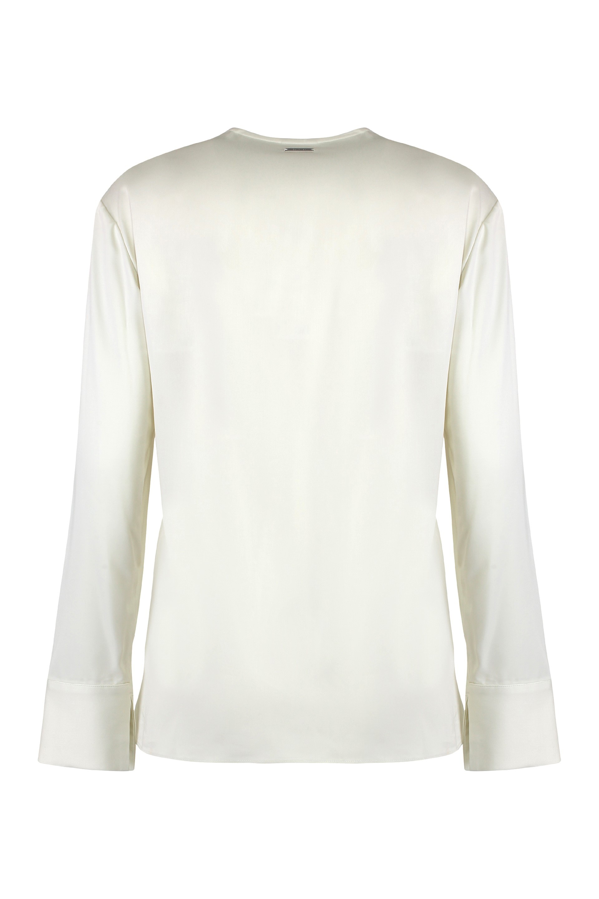 CALVIN KLEIN DRAPED BLOUSE