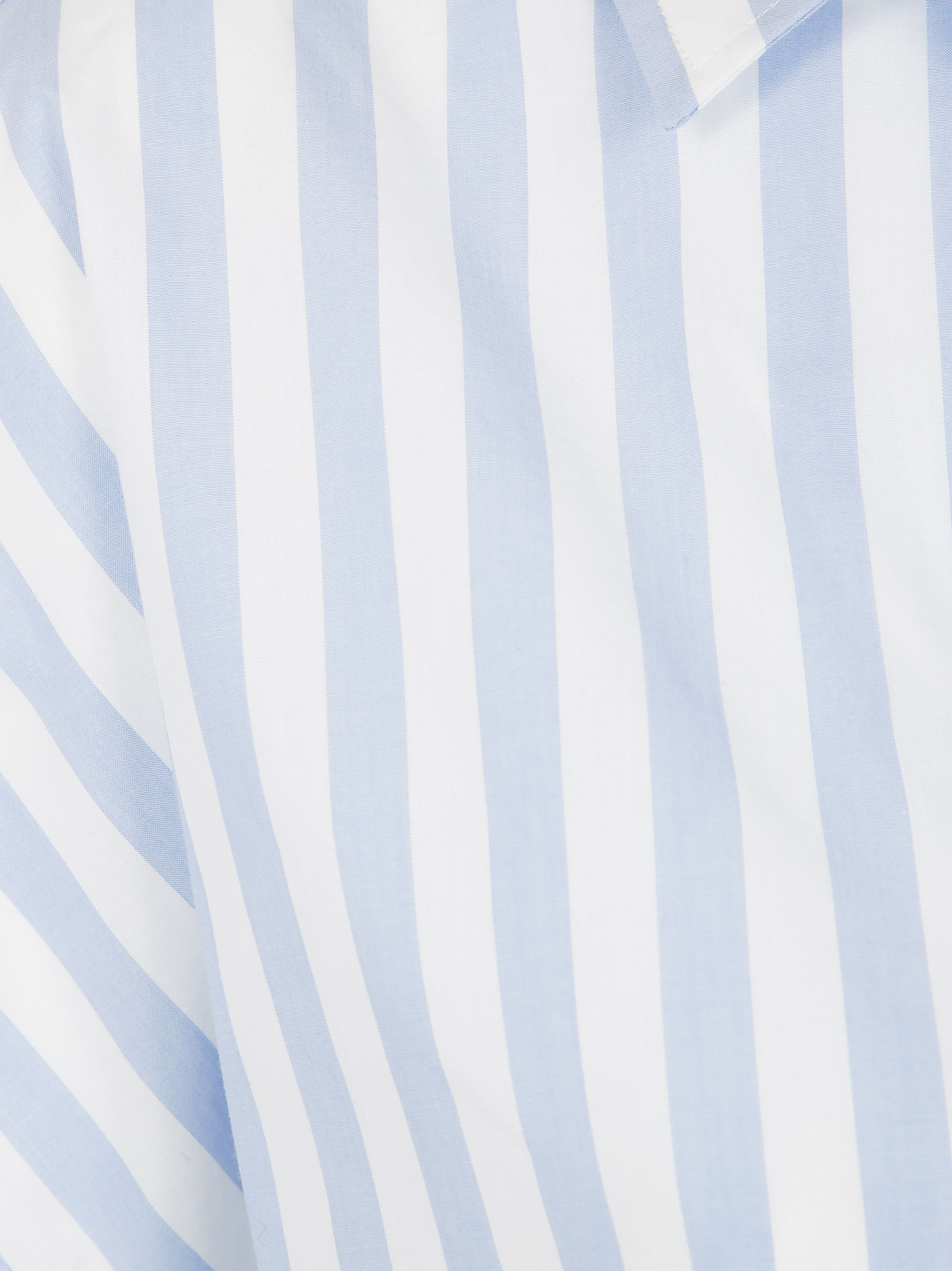 Aspesi Striped Blouse In Light Blue Stripe