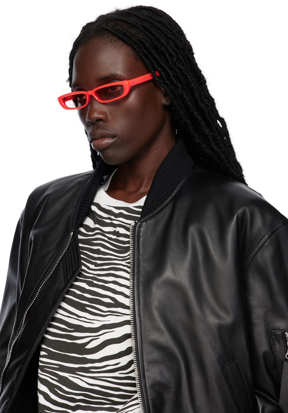 Attico The  X Linda Farrow Cooperative Sunglasses In Pink