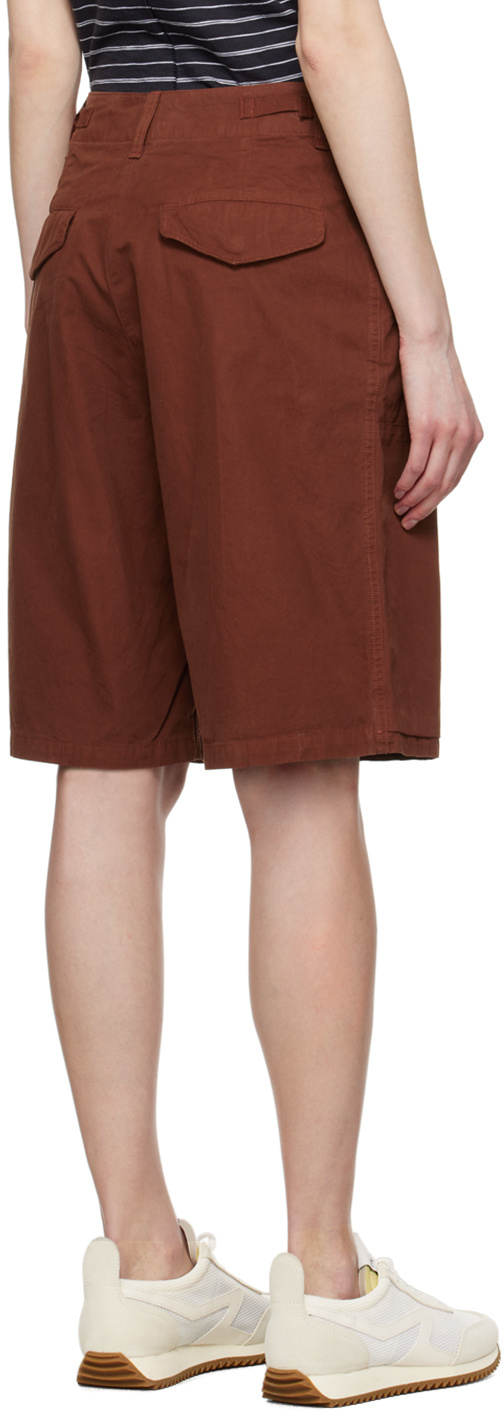 Rag & Bone Belt Loop Shorts In Brown