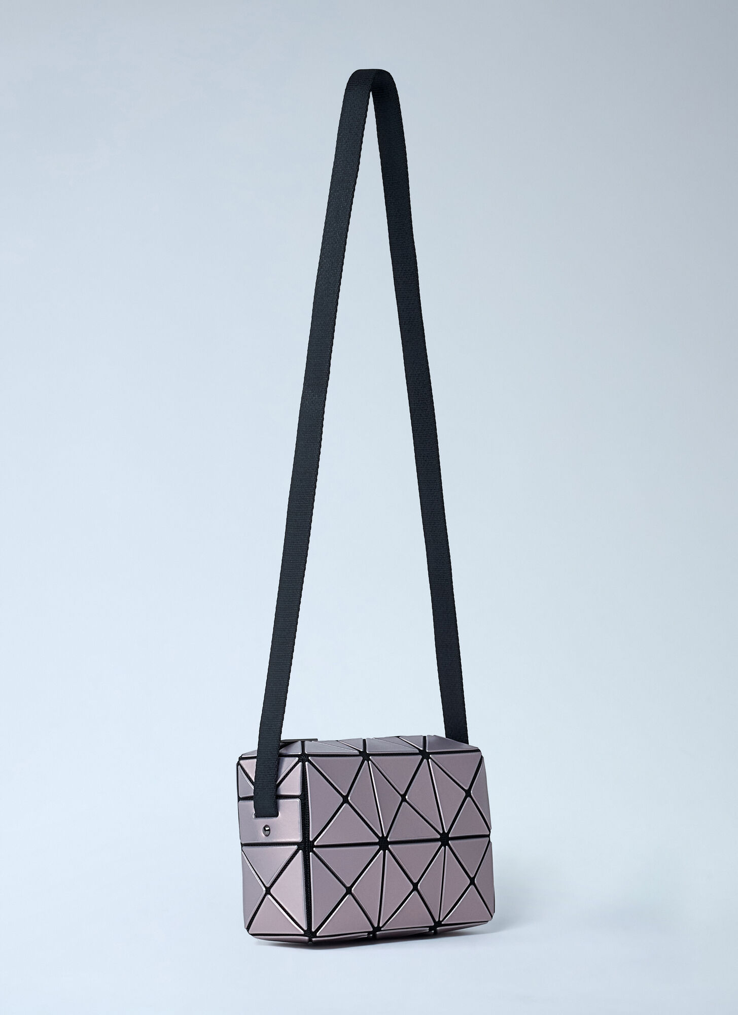 Bao Bao Issey Miyake Cuboid Metallic Crossbody Bag In Pink