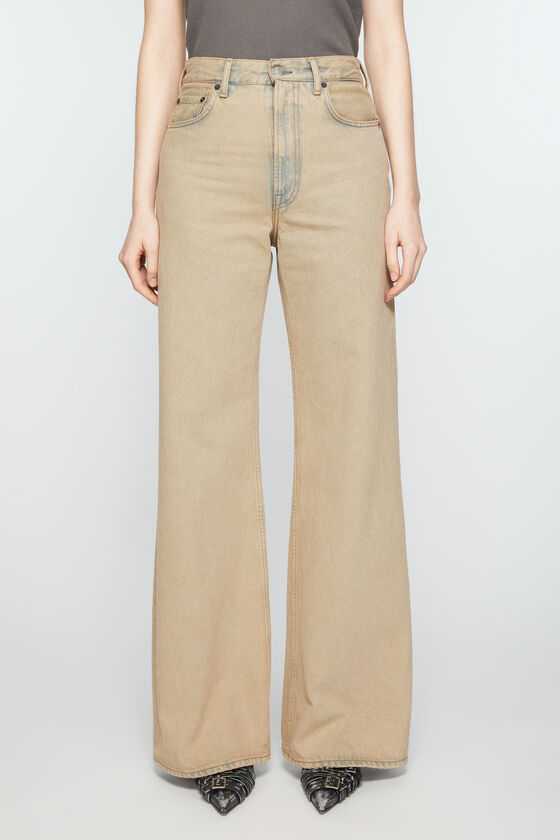 Acne Studios Relaxed Fit Jeans - 2022 In Nude