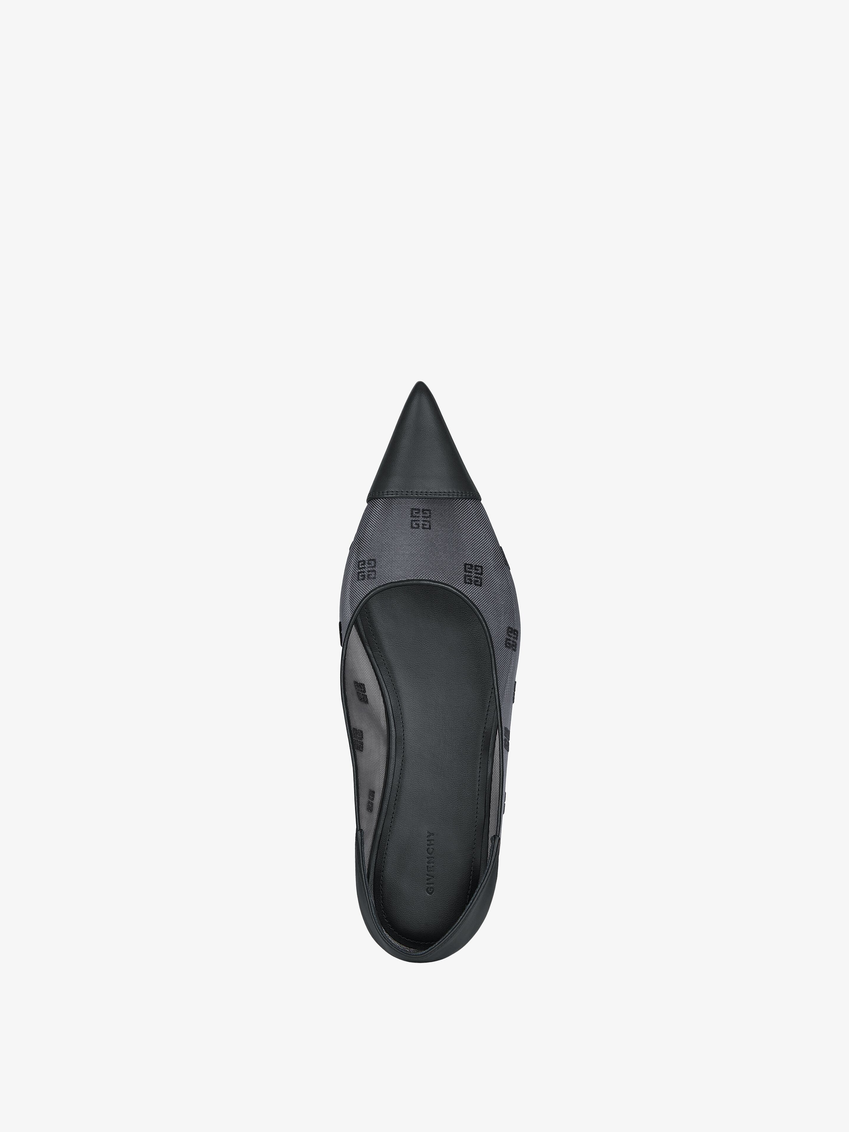 Givenchy Ballerina In 4g Mesh In Black