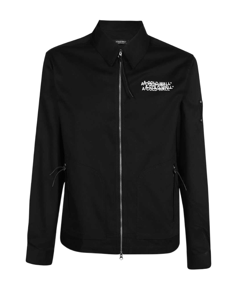 A-cold-wall* Logo Overlay Tech Jacket In Black