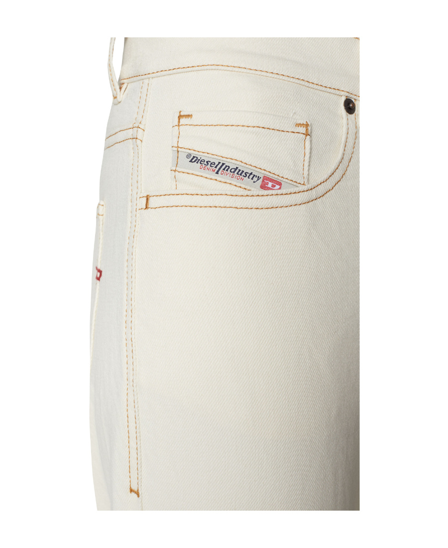 Shop Diesel 2000 Flared Jeans In White