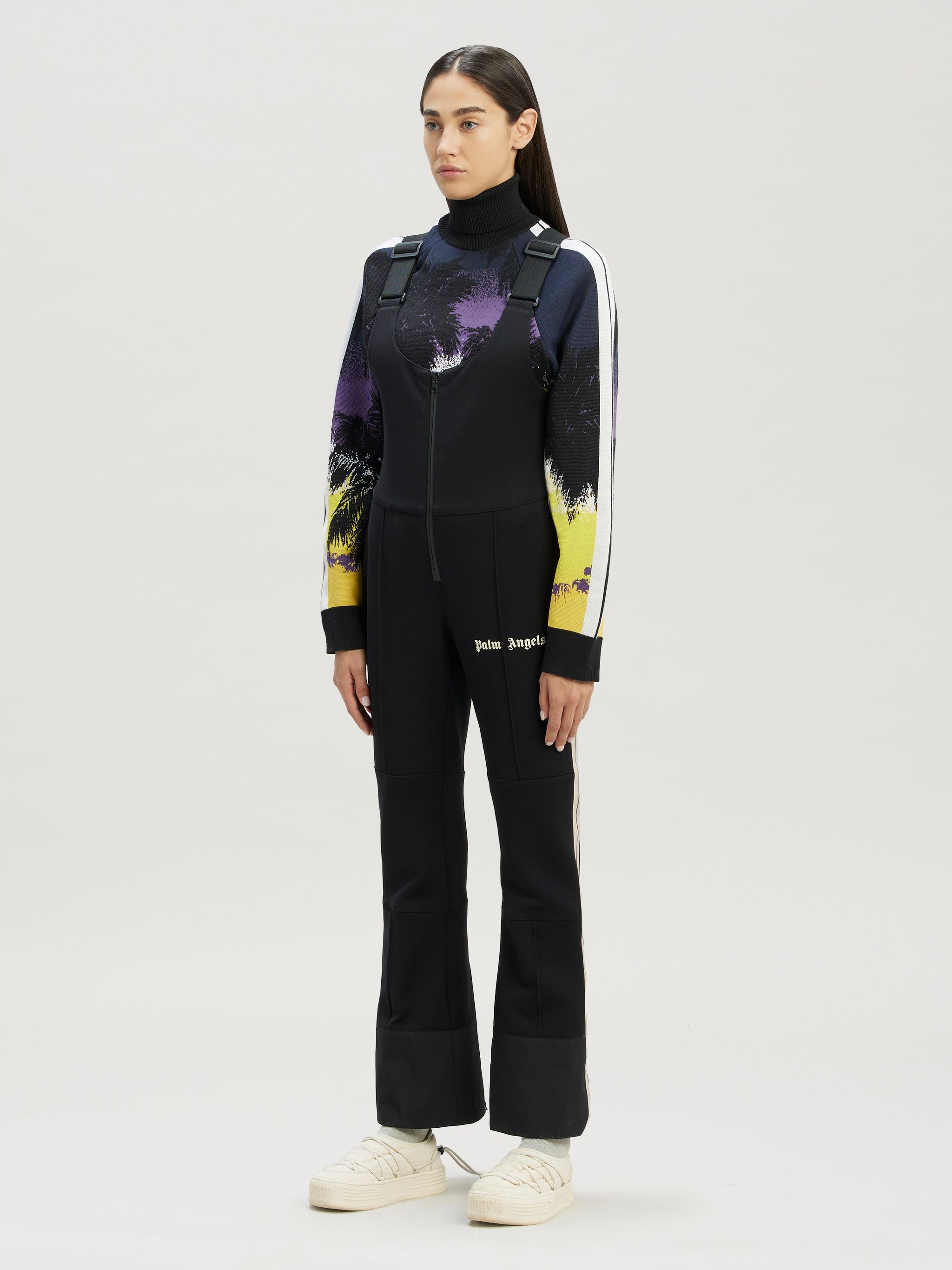 PALM ANGELS CLASSIC LOGO TRACK SKI JUMPSUIT
