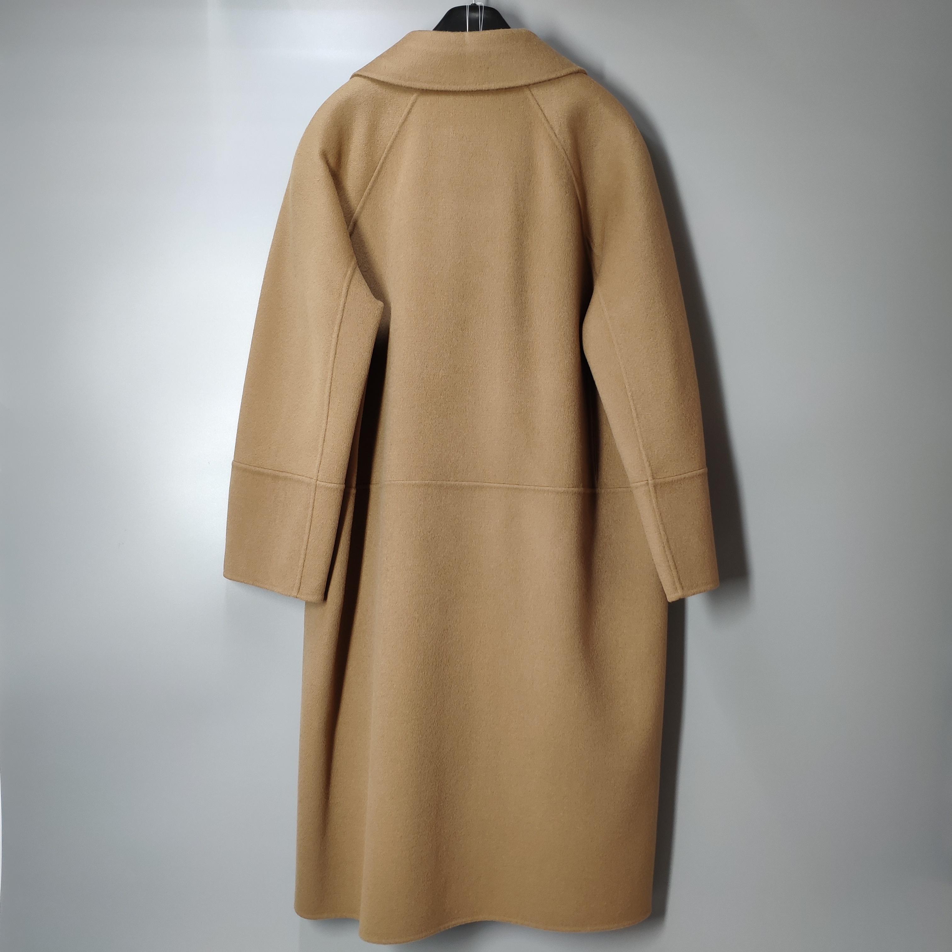 Max Mara Arona Open Coat In Brown