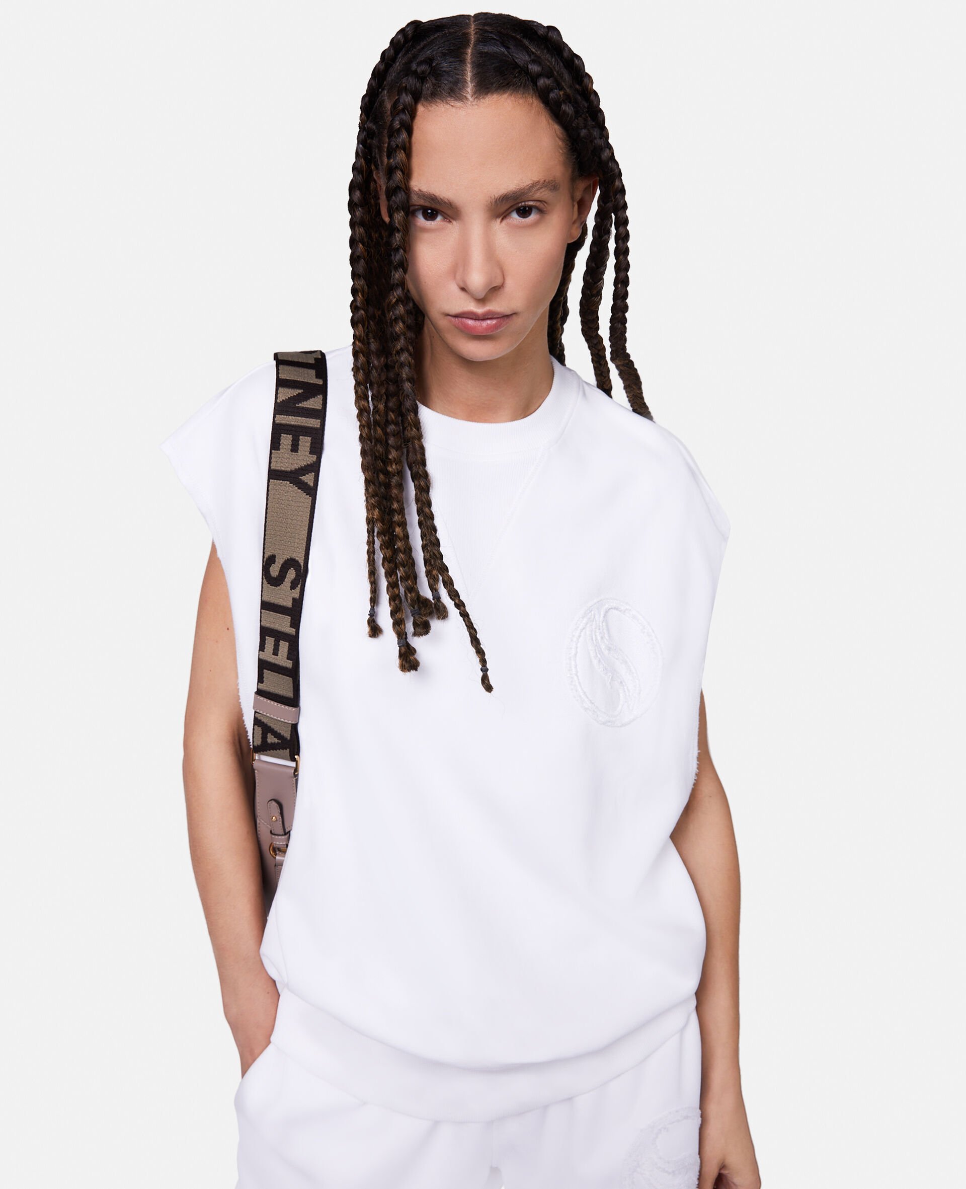 Stella Mccartney S-wave Tank Top In White
