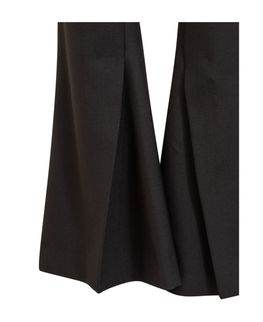 Ambush Tailored-cut Flared Trousers In Black