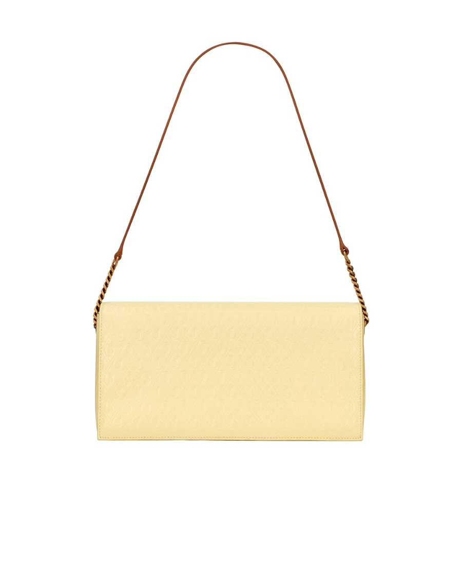 Saint Laurent Le Monogramme 99 Shoulder Bag In Nude
