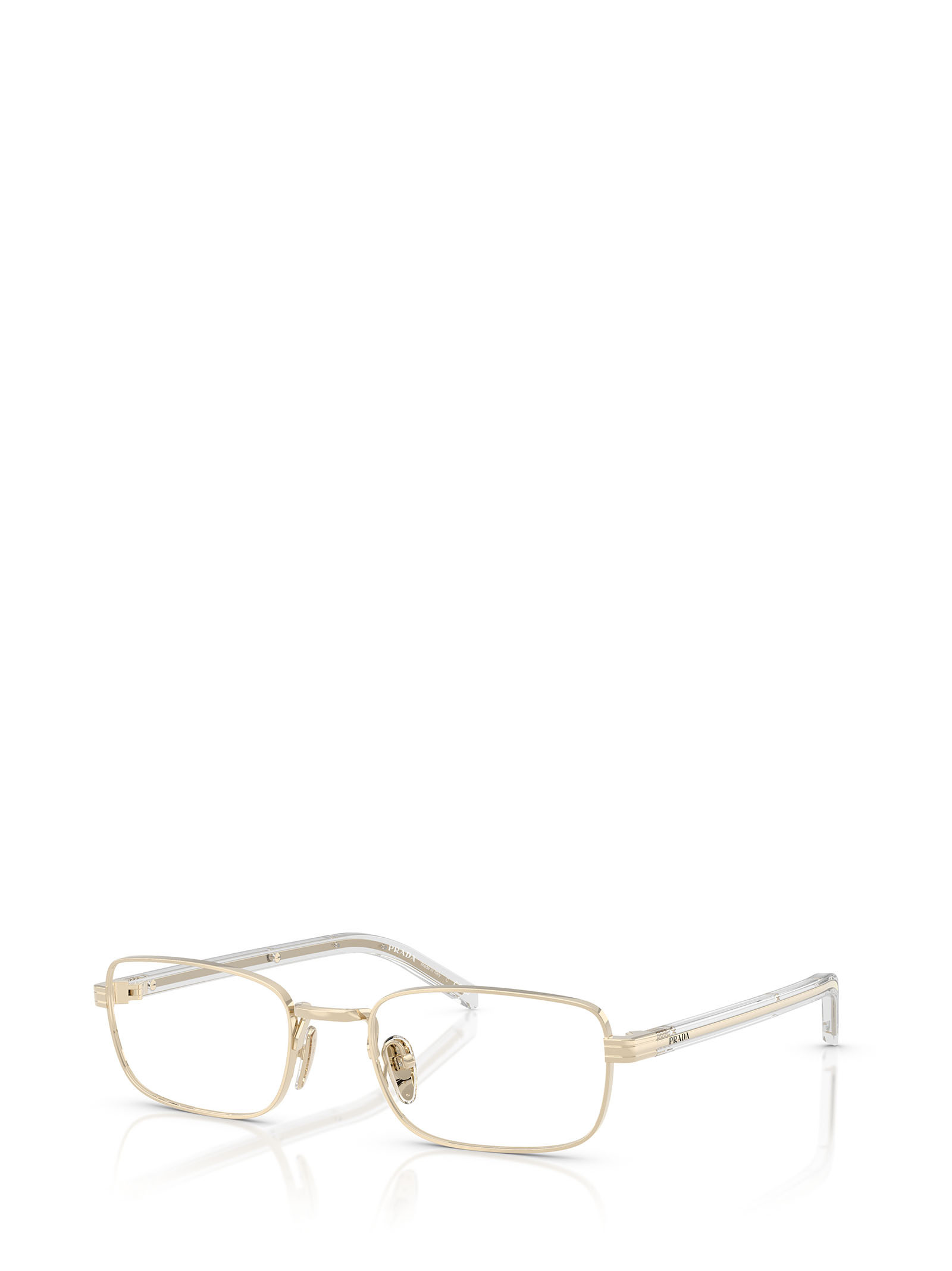 Prada Full Frame Plain Mirror In Brown