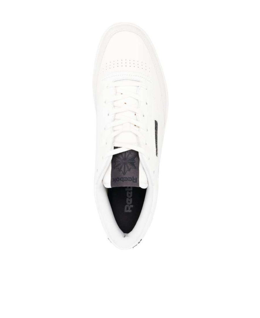 Reebok Suede And Fabric Club C Low-top Sneakers With Contrast Detai In White