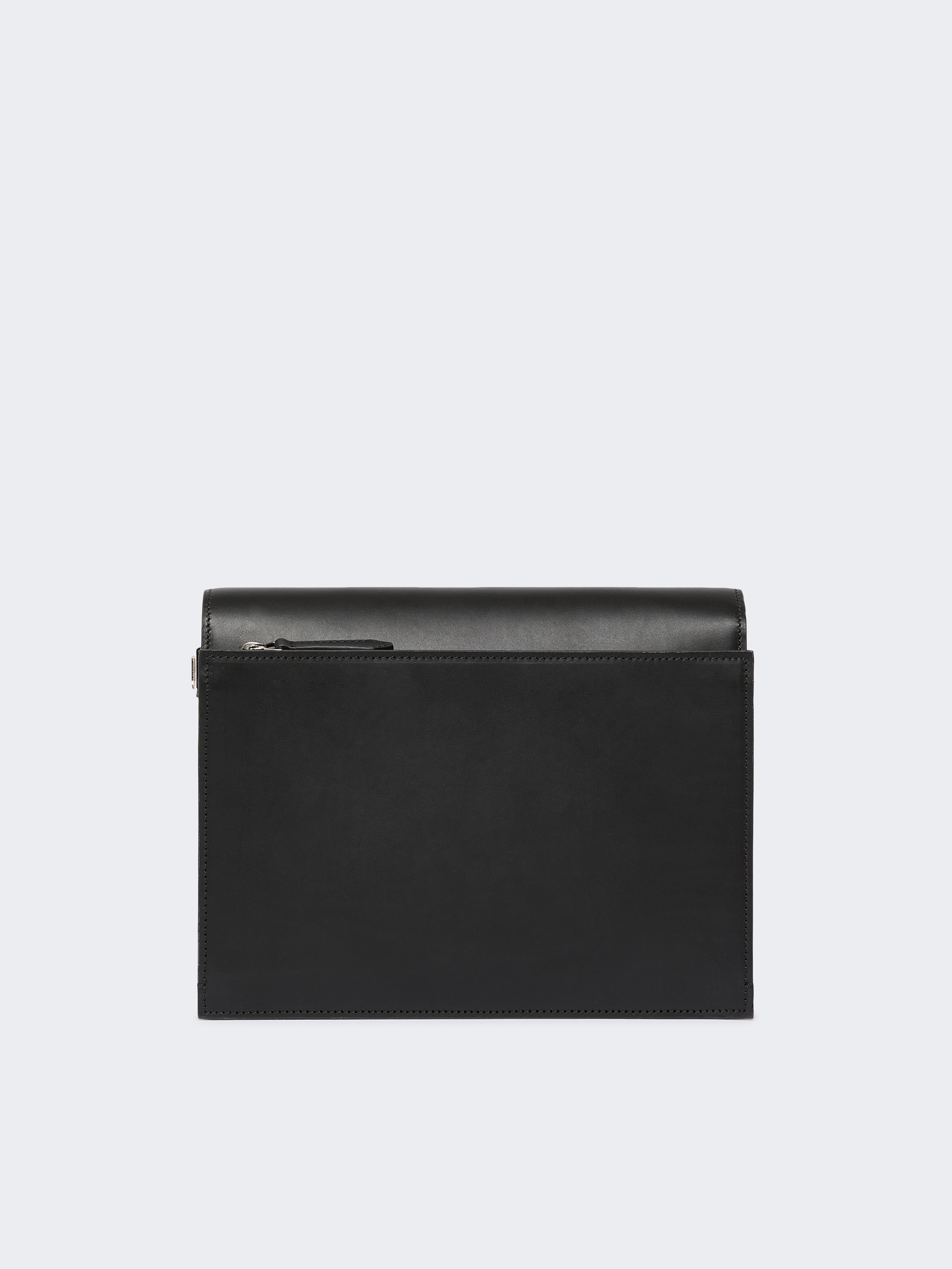 Max Mara Biancaroughs Leather Shoulder Bag In Black