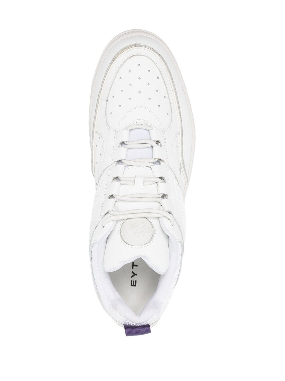 Shop Eytys Sidney Lace-up Sneakers In White