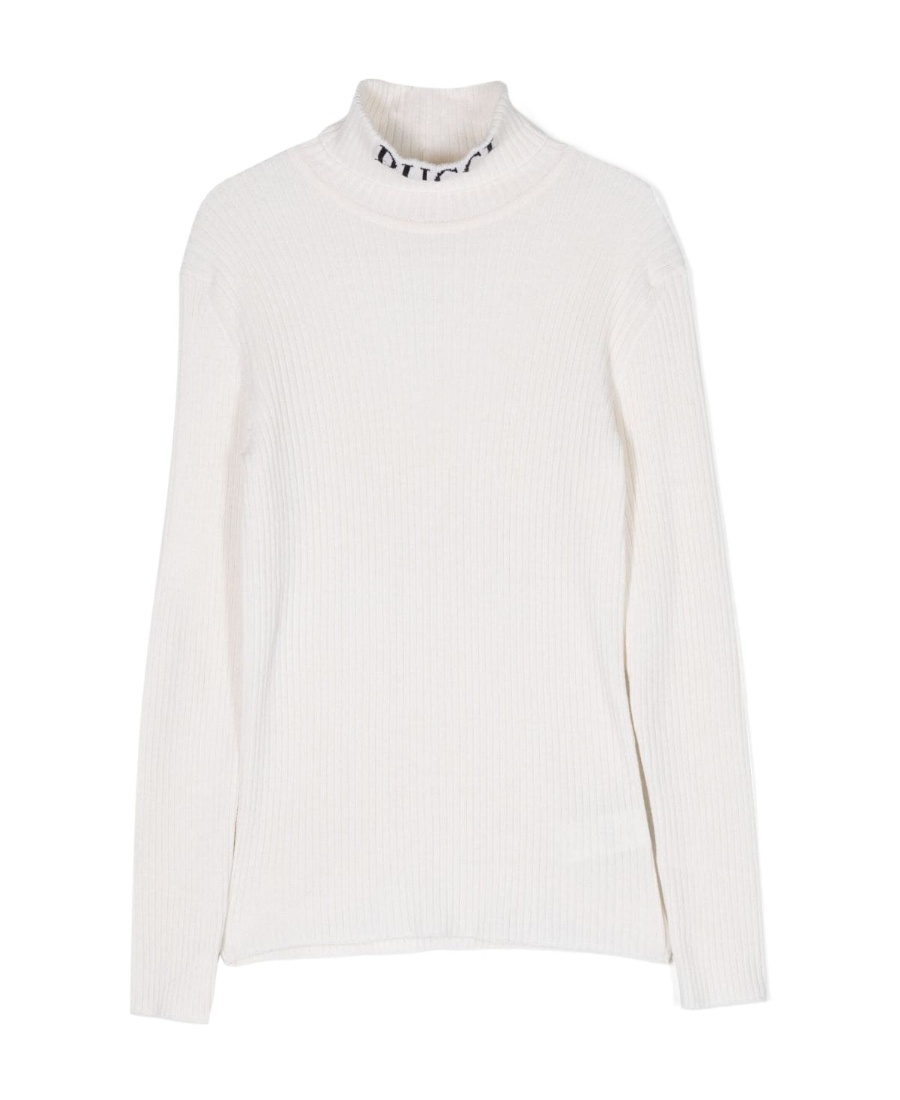Pucci High-neck Long-sleeved Sweater In White